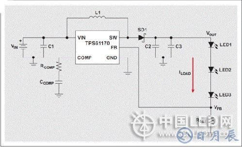 基于高亮度LED升壓轉(zhuǎn)換器的開路保護設(shè)計